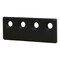 National Hardware National Hardware 3-1/8 in. L Matte Black Steel Sliding Door Hardware Connecting Adapter 1 pk N700-106 - alternate 1